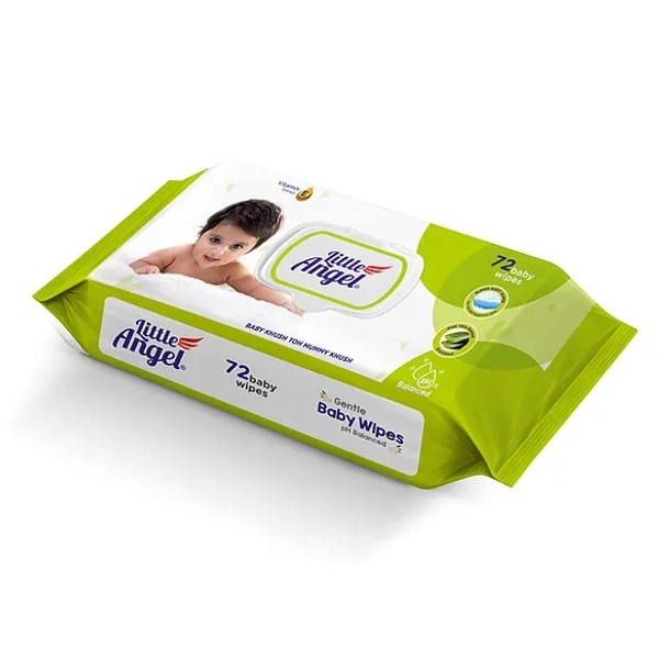 Little Angle Baby Wipes 72n Usable Wipes Wips Size 150mm×200mm