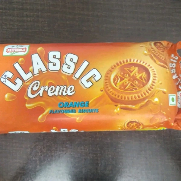 Priyagold Classic Creme Orange Flavoured Biscuit 148gm