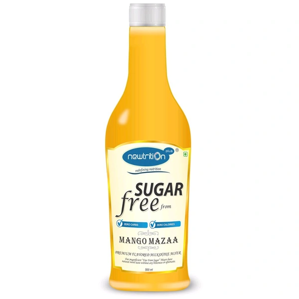 Newtrition Sugar Free Mango Mazaa Sharbat 500ml - 0.5