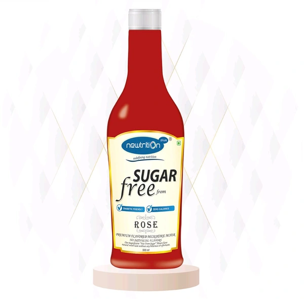 Newtrition Sugar Free Rose Sharbat 500ml