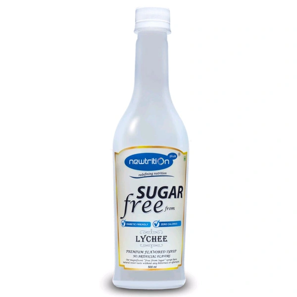 Newtrition Sugar Free Lychee Sharbat 500ml