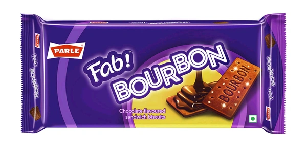 Parle Fab Bourbon Chocolate Flavoured Sandwitch Biscuit 500gm Buy1 Get1 Free