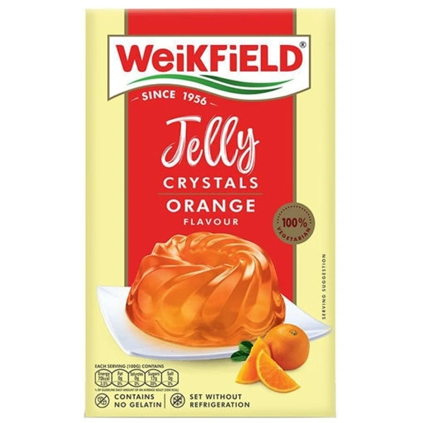 Weikfield Jelly Crystals Mix Orange Flavour 90gm