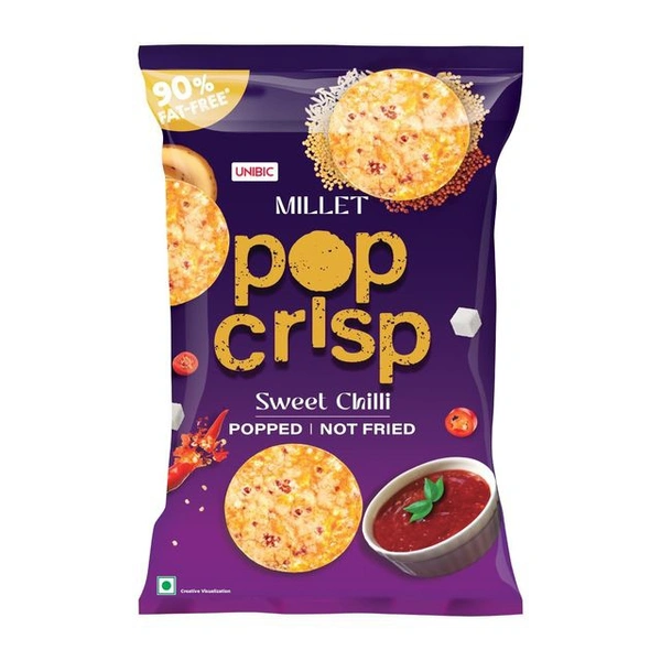 Unibic Millet Pop Crisp Sweet Chili 40gm - 0.04