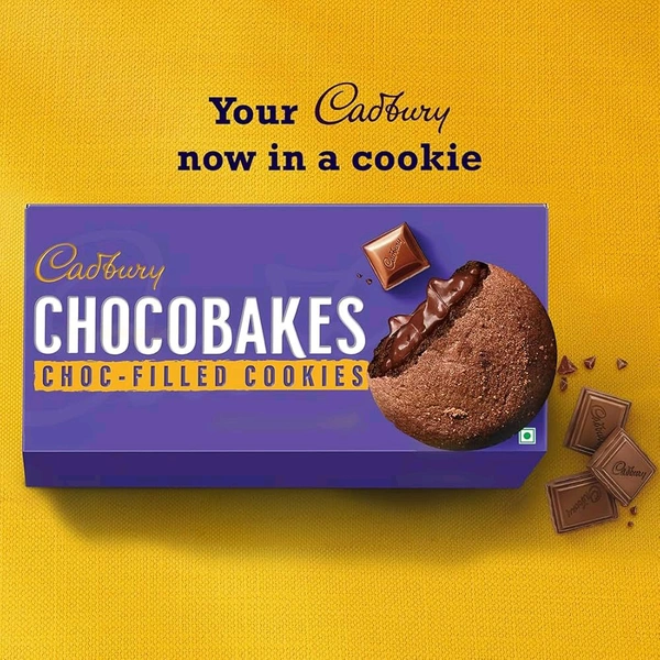 Cadbury Choco Bakes Choc Filled Cookies 57.5gm  - 0.058