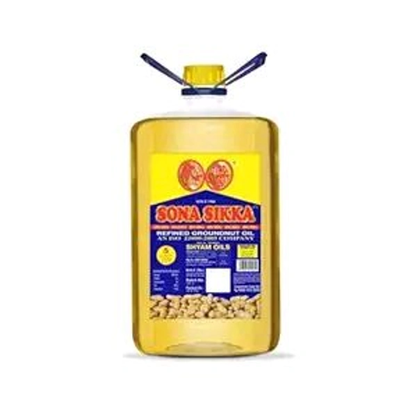 Sona Sikka Refined Groundnut Oil 5l  - 5.0