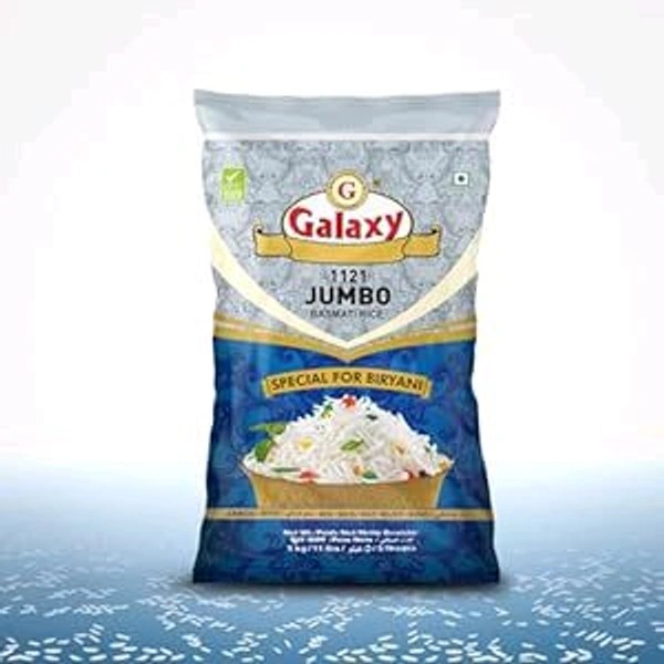 Galaxy 1121 Jamboo Basmati Rice 5kg - 5.0
