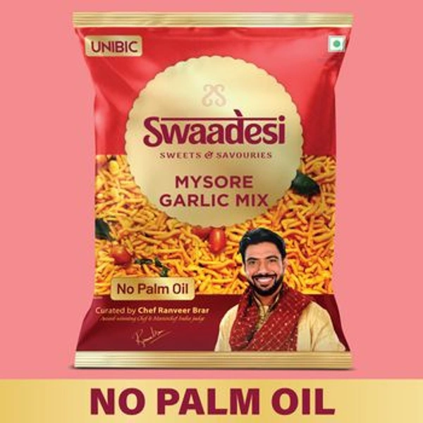 Unibic Swaadesi Mysore Garlic Mix Namkeen 165gm  - 0.165