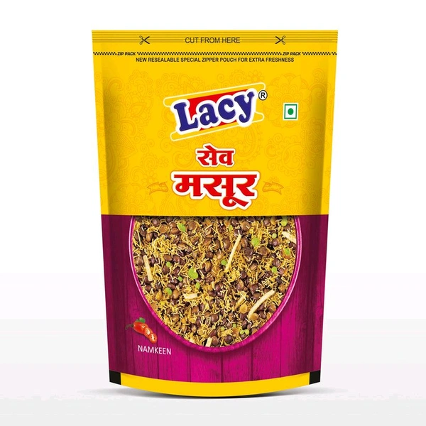 Lacy Sev Masoor Namkeen 400gm - 0.4