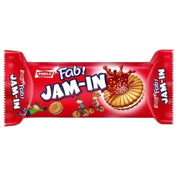 Parle Fab Jam In Biscuit 55gm  - 0.055