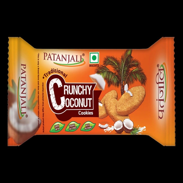 Patanjali Crunchy Coconut Biscuit 80g