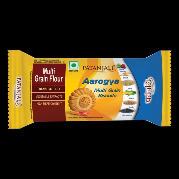 Patanjali Aarogya Multi Grain Biscuits 75g