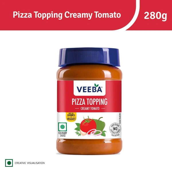 Veeba Pizza Topping Creamy Tomato 280gm 