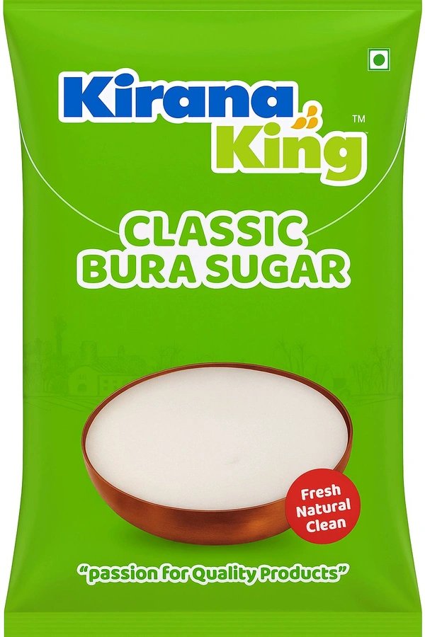 Kirana King Classic Bura Sugar 1kg 
