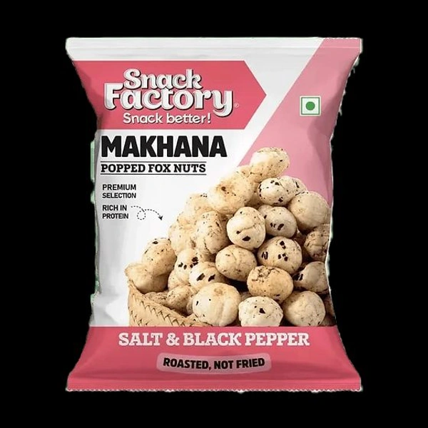 Snack Factory Makhana Salt & Black Paper 11g