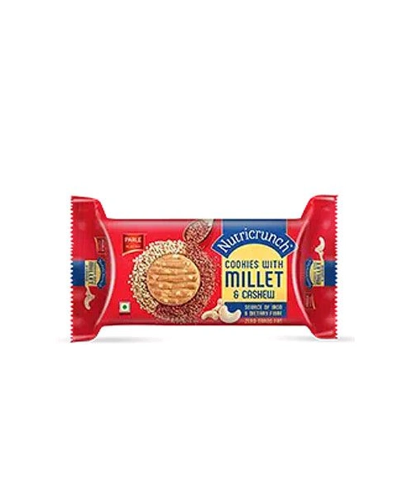 Parle Nutricrunch Cookies With Millet & Cashew 79.2g