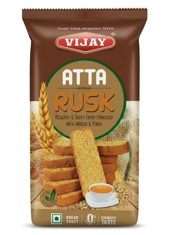 Vijay Atta Rusk Toast 375g