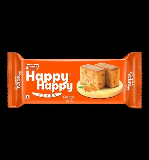 Parle Happy Happy Orange Flavoured Cakes 35g