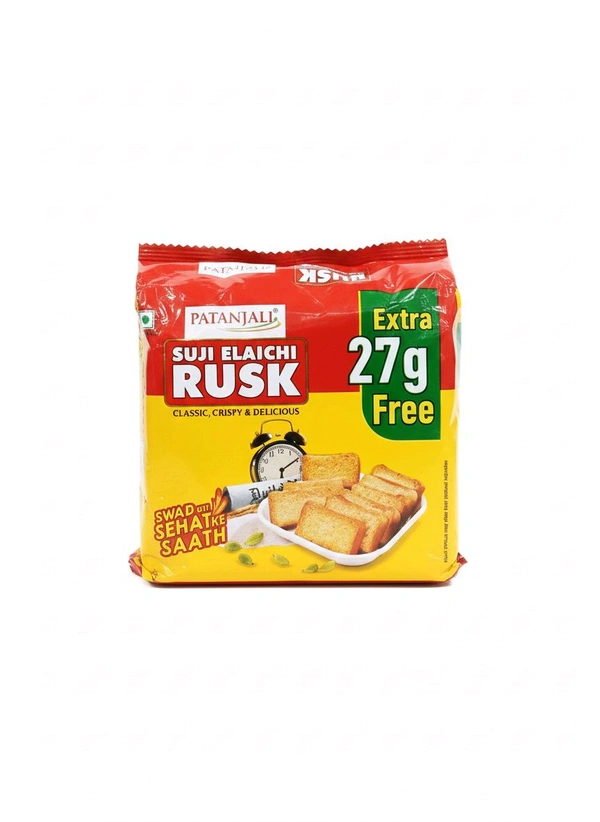 Patanjali Suji Elaichi Rusk 300Gm