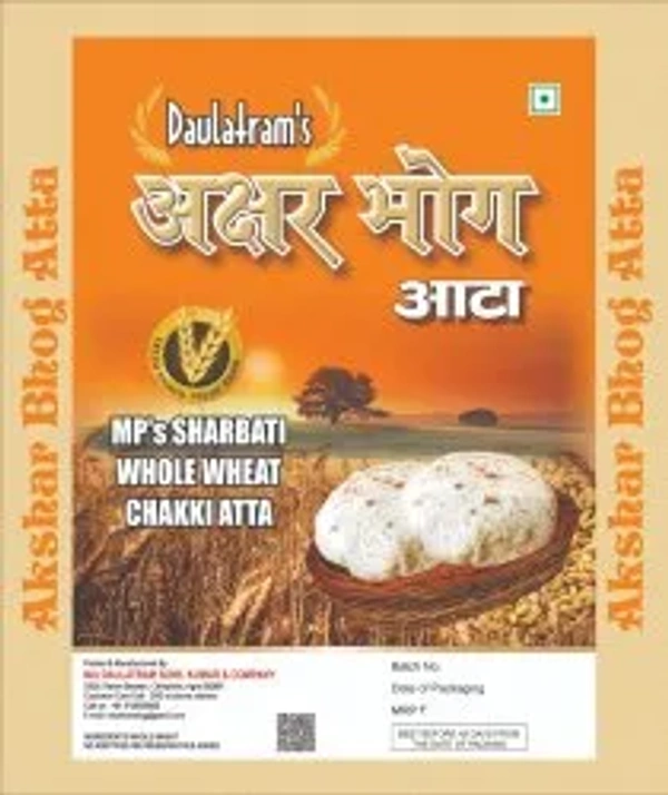 Akshar Bhog Pure Sharwati Wheat Atta 10kg