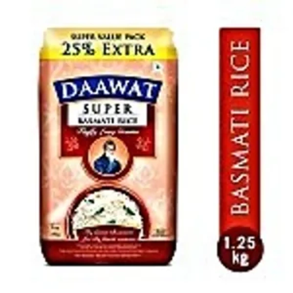 Daawat Super Basmati Rice 1.25 Kg
