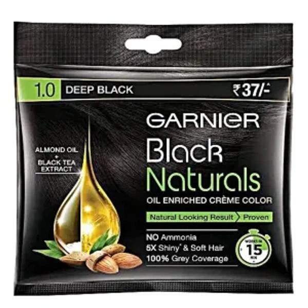 Garnier Hair Colour Deep Black 40Ml