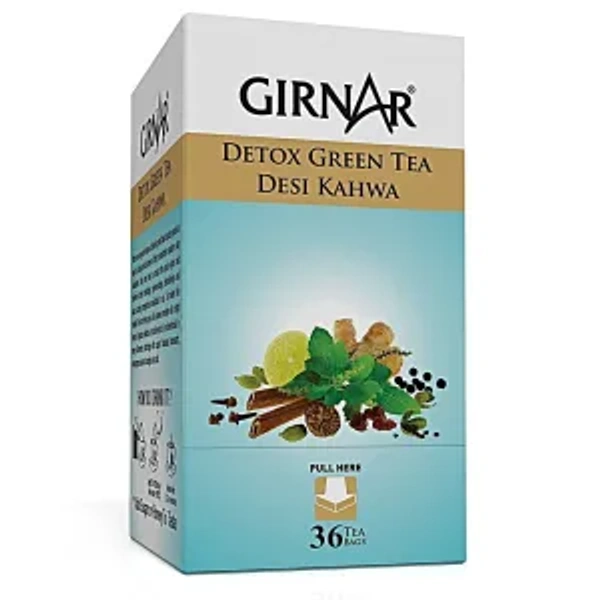 Girnar Detox Desi Kahwa Green Tea Bags 36Pcs