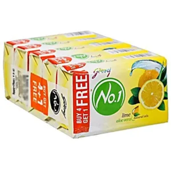 Godrej No.1 Lime Soap 100g Pack Of 5