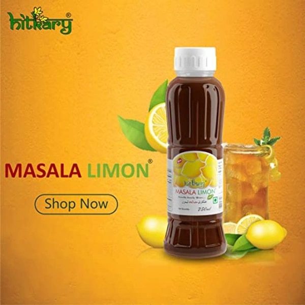 Hitkary Masala Limon Sharbat 750ml - 0.75