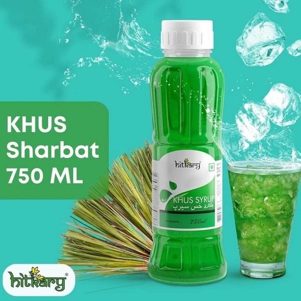 Hitkary Shahi Khus Sharbat 750ml