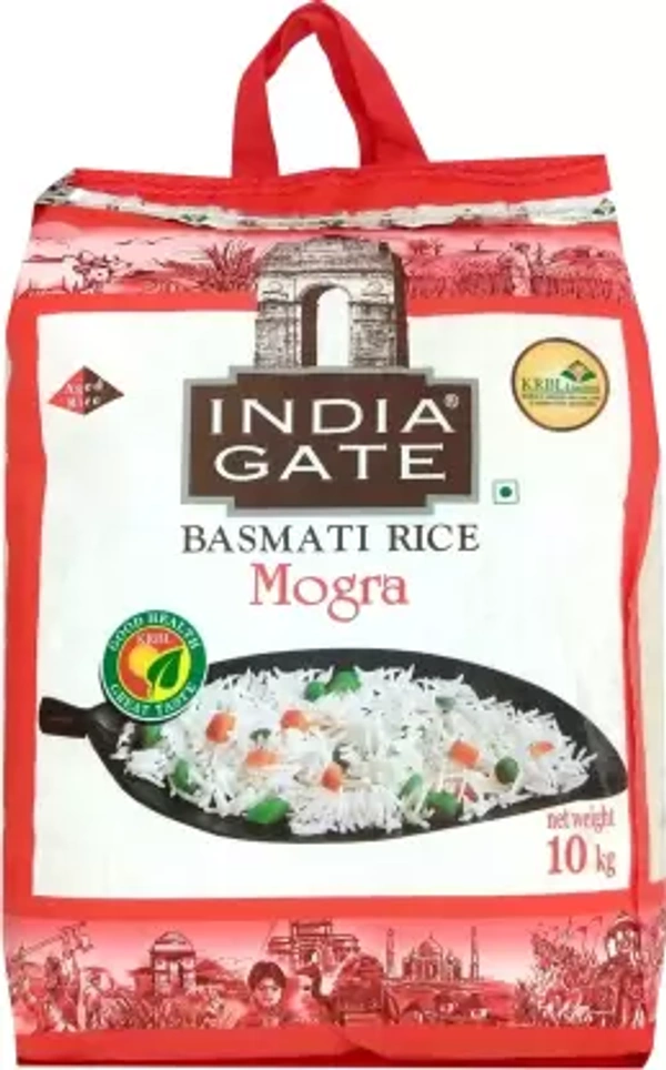 India Gate Basmati Rice Mogra 10Kg