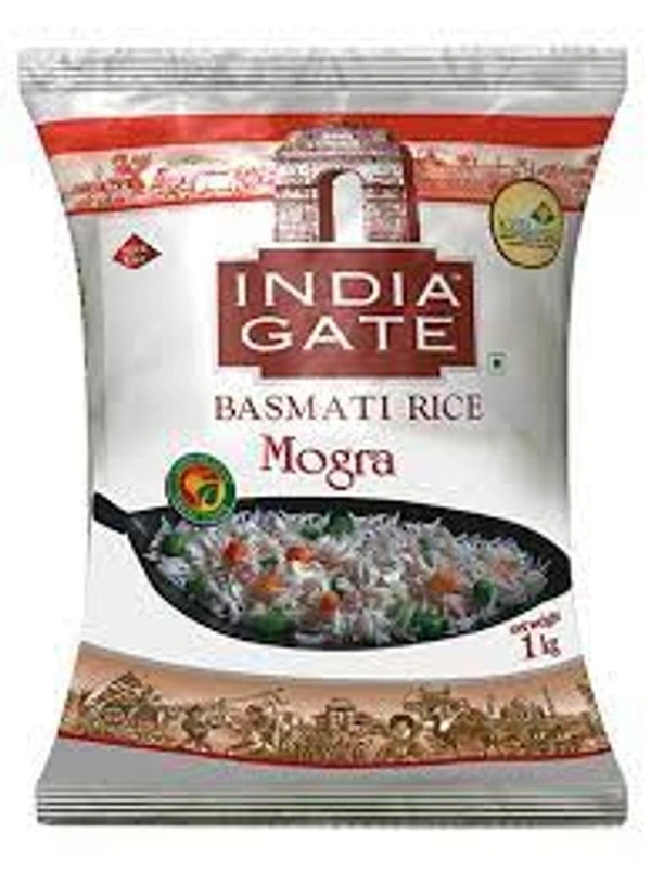 India Gate Basmati Rice Mogra 1Kg