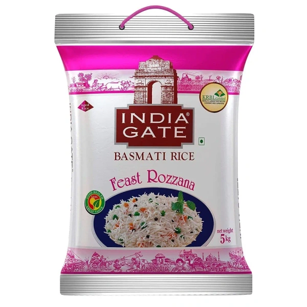 India Gate Feast Rozzana Basmati Rice 5Kg