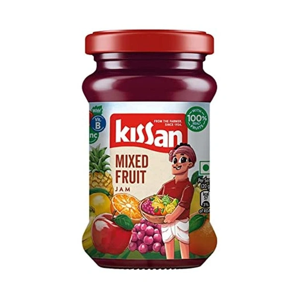 Kissan Mixed Fruit Jam , 200G - 0.2