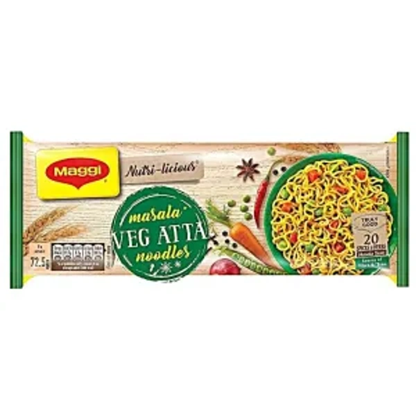 Maggi Masala Veg Atta Noodles 290Gm