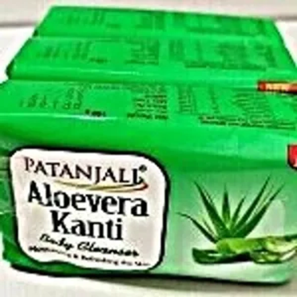 Patanjali Aloevera Kanti Soap 150g Pack Of 3