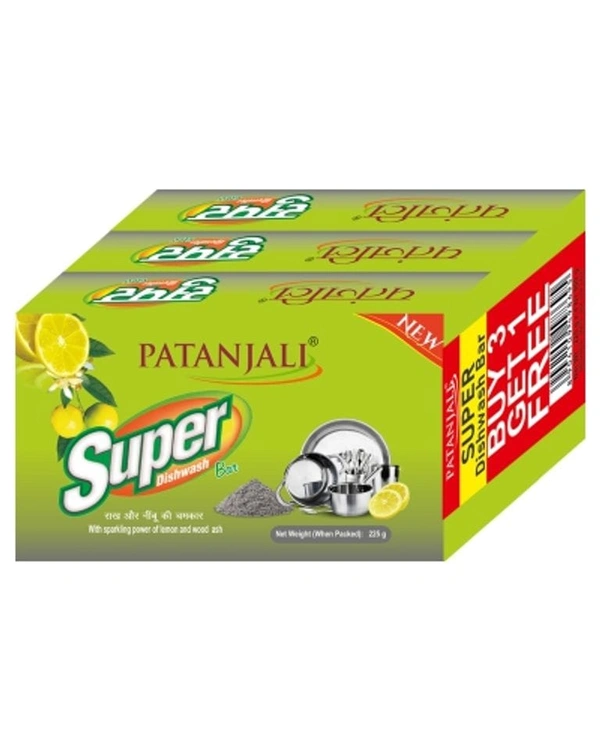 Patanjali Super Dishwash 250g Pack of 4