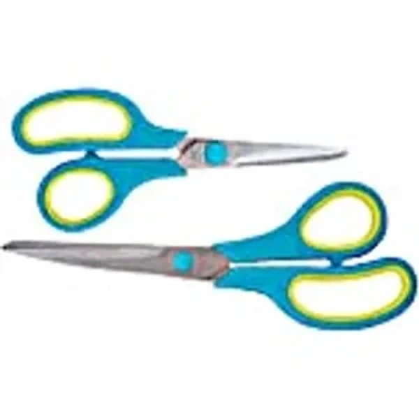 Plastic Stanless Steel Office Scissors 2Pcs