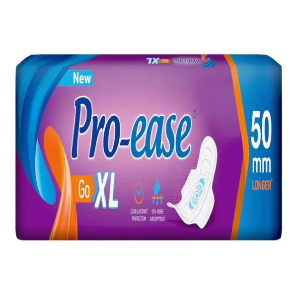 Pro Ease Go Xl Sanitary Pads pack of 14+6 Night Pads
