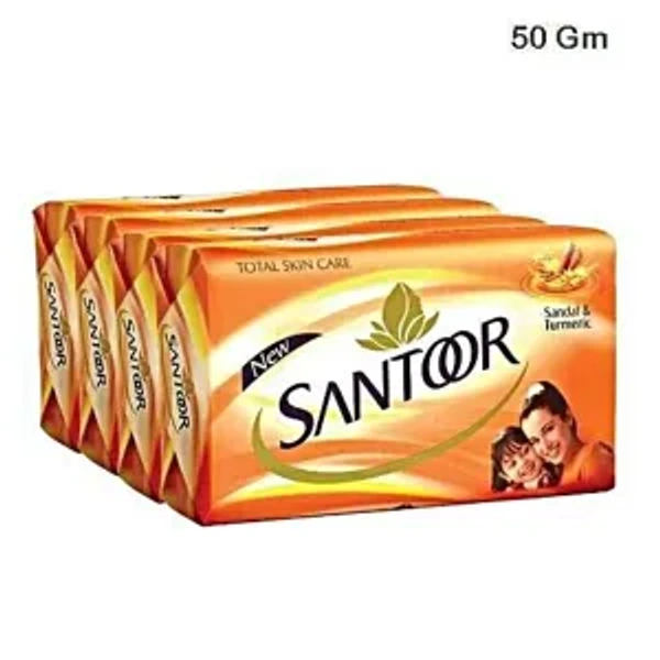Santoor Sandal Soap 100gm Pack Of 4