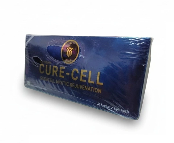 Nu Young CureCell Stem Cell Supplement | Apple & Grape Stem Cells, CoQ10, Astaxanthin, Omega 3-6-9 | Anti-Aging, Skin Rejuvenation, Cellular Detox | 20 Sachets