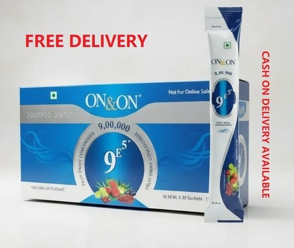 Elements On & On 9E5 Drink Juice Concentrate - Natural Antioxidant Juice - 30 Sachets
