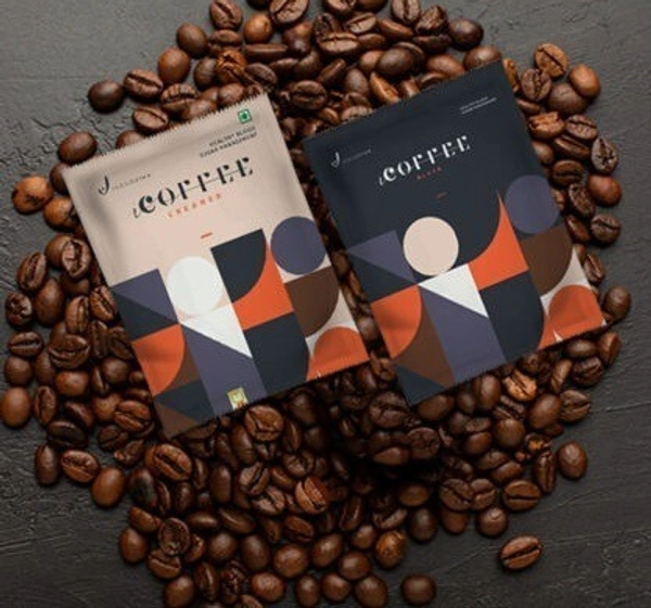 Indusviva Indus viva I Coffee Black | Indusviva Coffee For Control Sugar & Overweight Management - 500 Gm - 10 gm X 50 Sachet, 12 Months