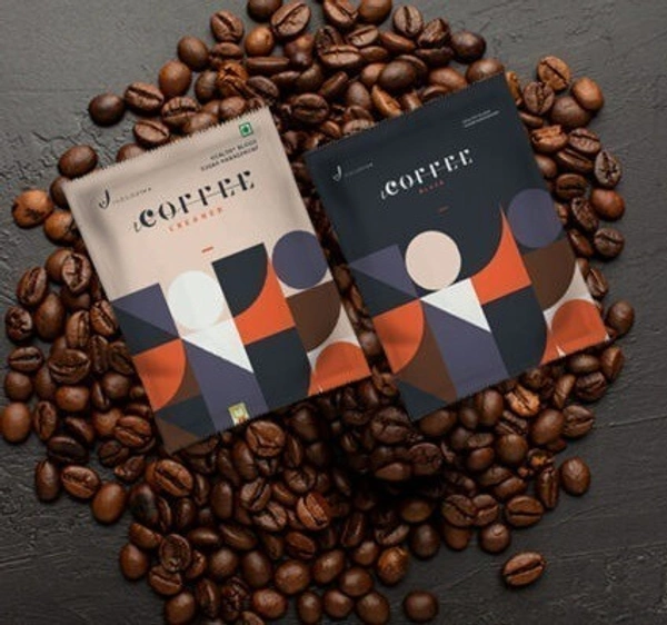 Indusviva Indus viva I coffee Creamer Creamy Coffee | Indusviva I creamer for Diabetes Management - 50 Sachets - 750 gm, 12 Months