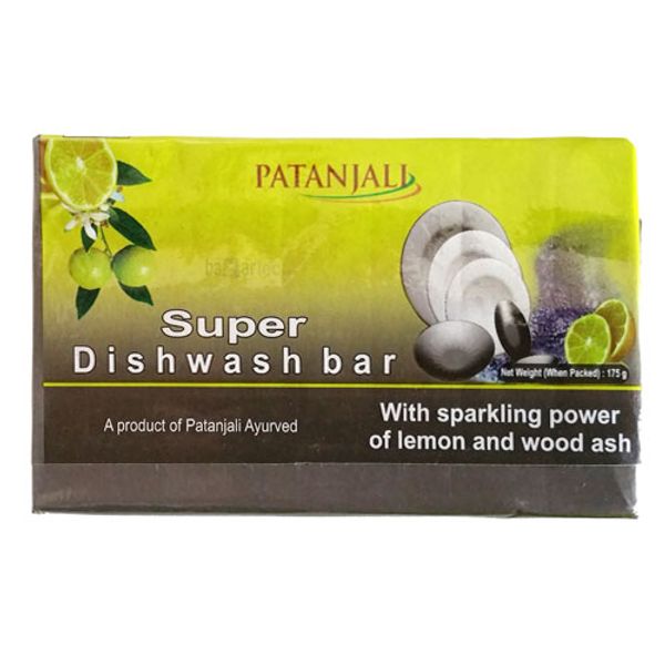 Patanjali Super Dish Wash Soap - (80g+20g extra)100g