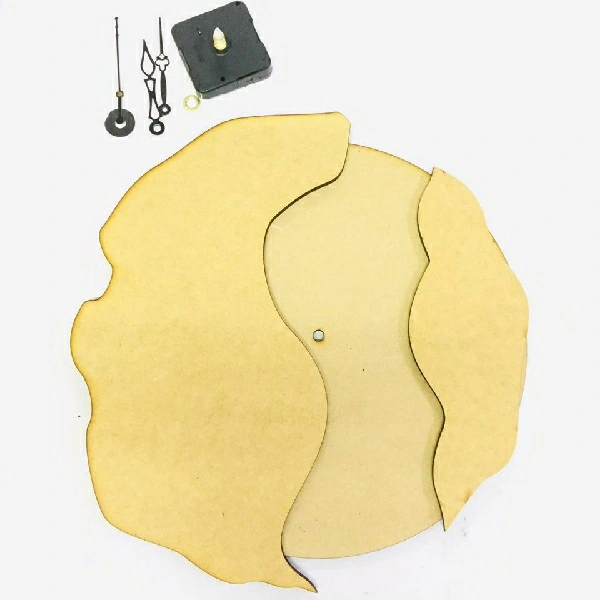 Golden Acrylic Ring Clock C-2  - 15" outer width