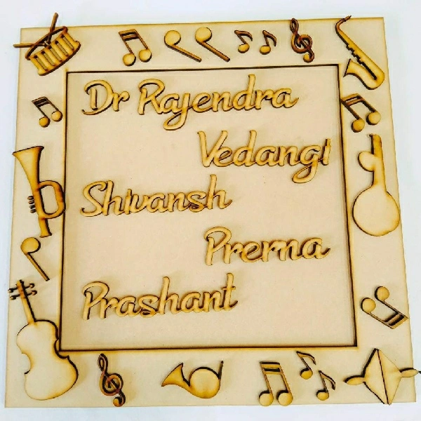 Music Theme Nameboard  - With Names