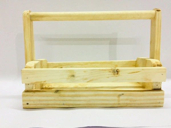 Pine Wood Caddy - 9/4/2.5" fits 3 mason jar