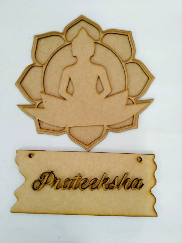  Buddha Hanging Nameplate - 10/15", Base Only