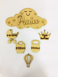 Personalized Kids Name Plate-Raw Base - Raw base